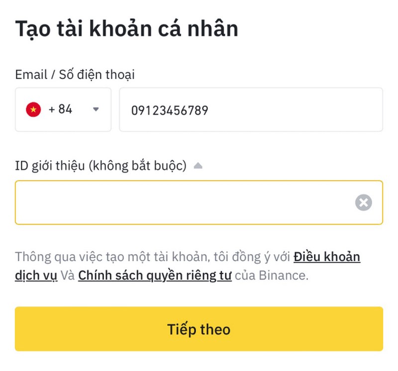 Dang-ky-Binance-tren-dien-thoai-buoc-2